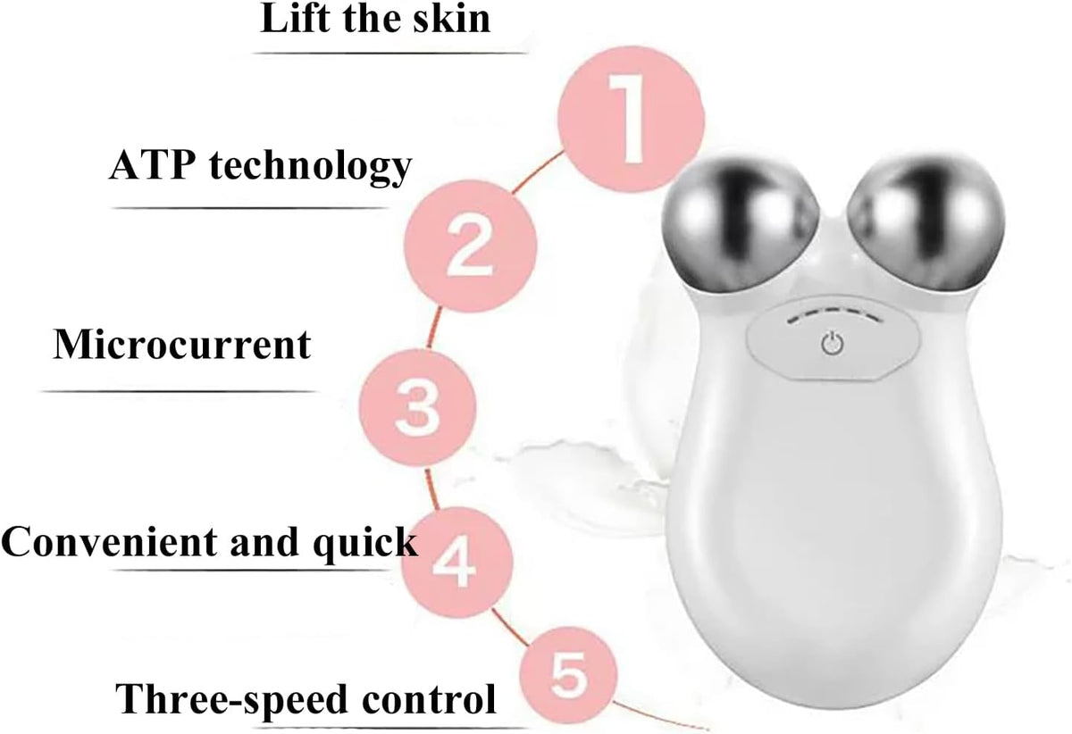Close-up of the contoured massage head